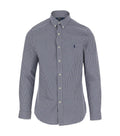 Royal Blue Embroidered Logo Shirt 1