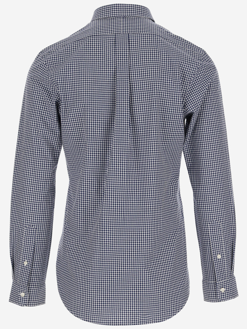Royal Blue Embroidered Logo Shirt 2