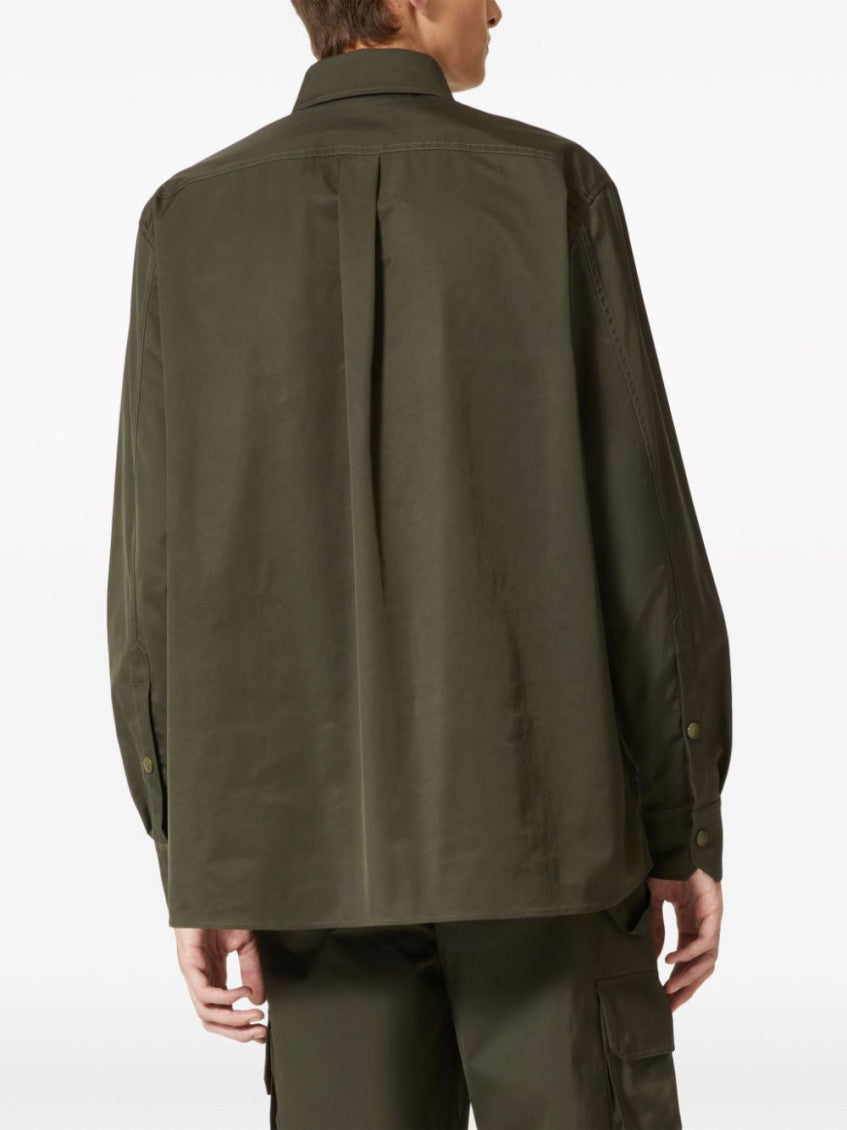 Olive Green Stretch Shirt 3