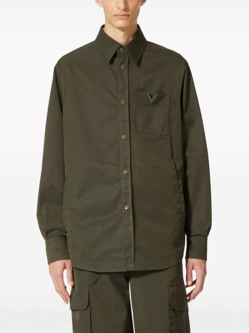 Olive Green Stretch Shirt 4
