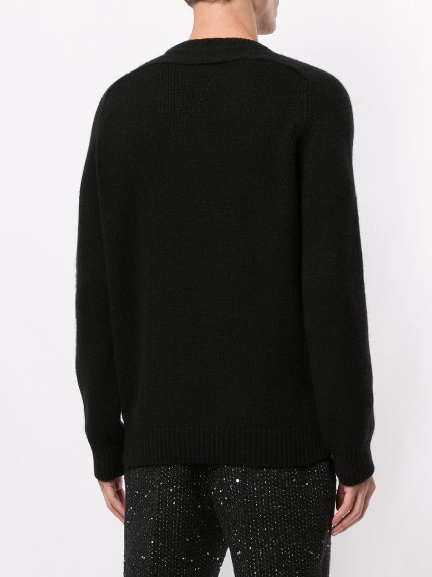 Black Crew Neck Sweater 3