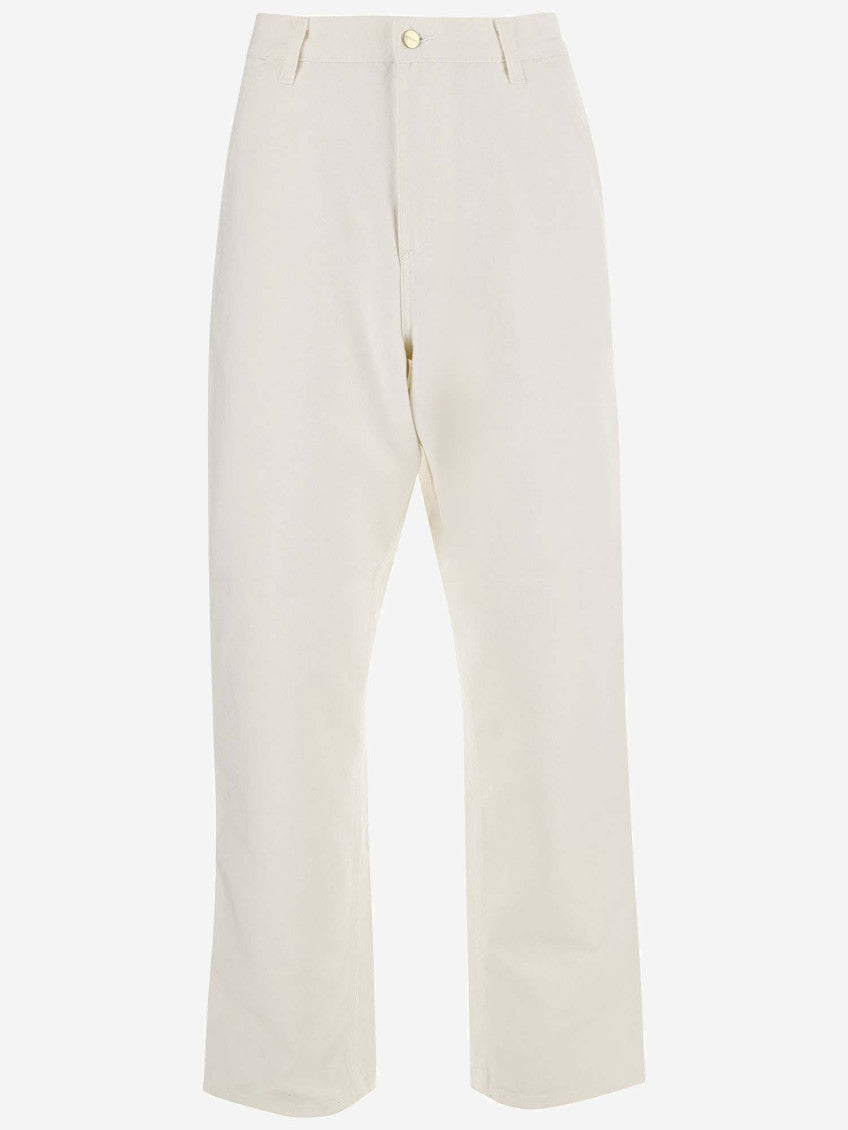 White Single Knee Pant 1