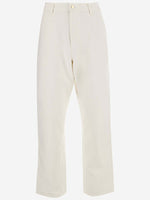 White Single Knee Pant 1