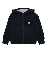 Kids Navy Blue Logo Jacket 1