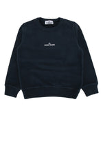 Kids Navy Blue Logo Sweatshirt 1