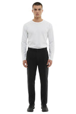 Black Tapered Pleated Pants 1