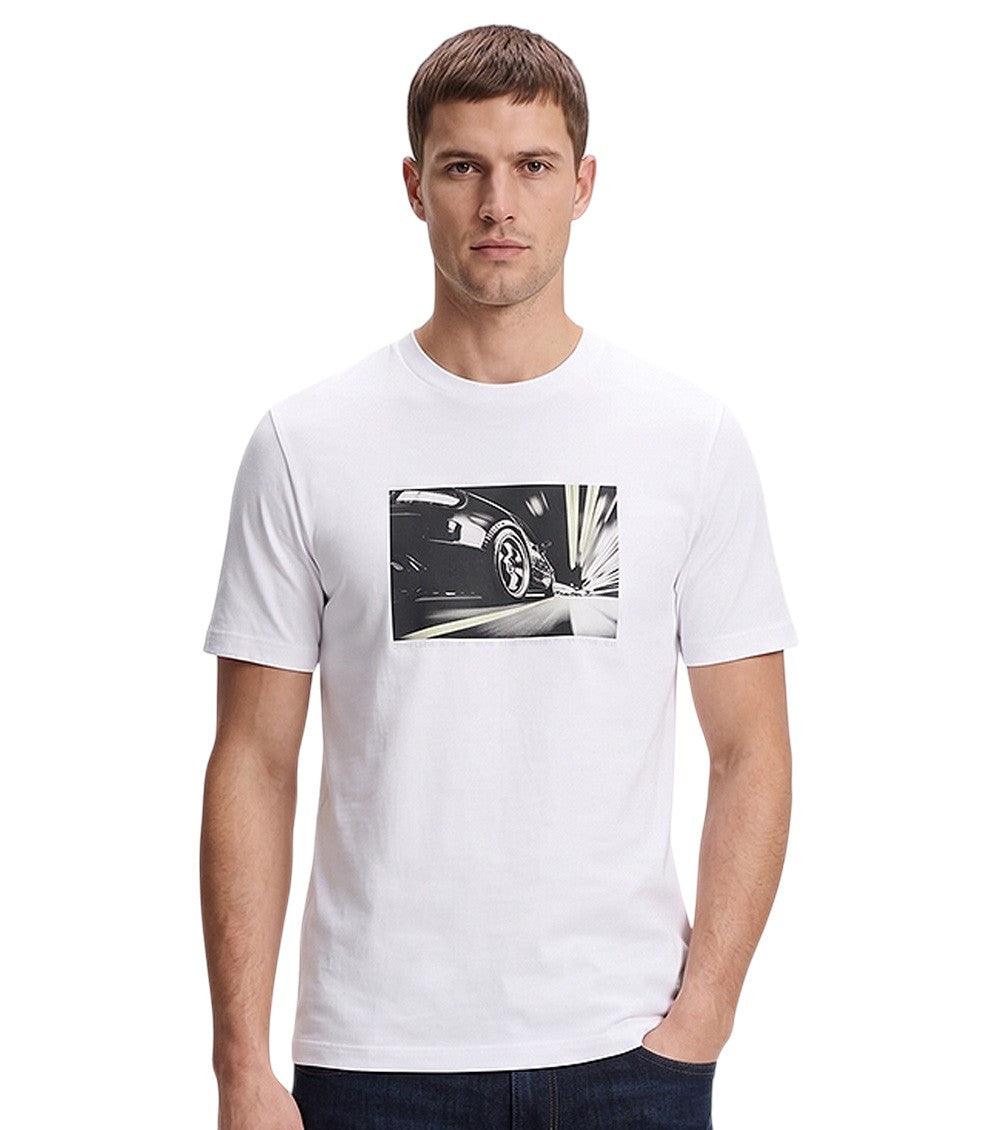 White Graphic Crew Neck T-Shirt 3