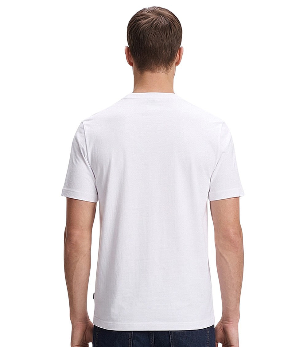 White Graphic Crew Neck T-Shirt 4