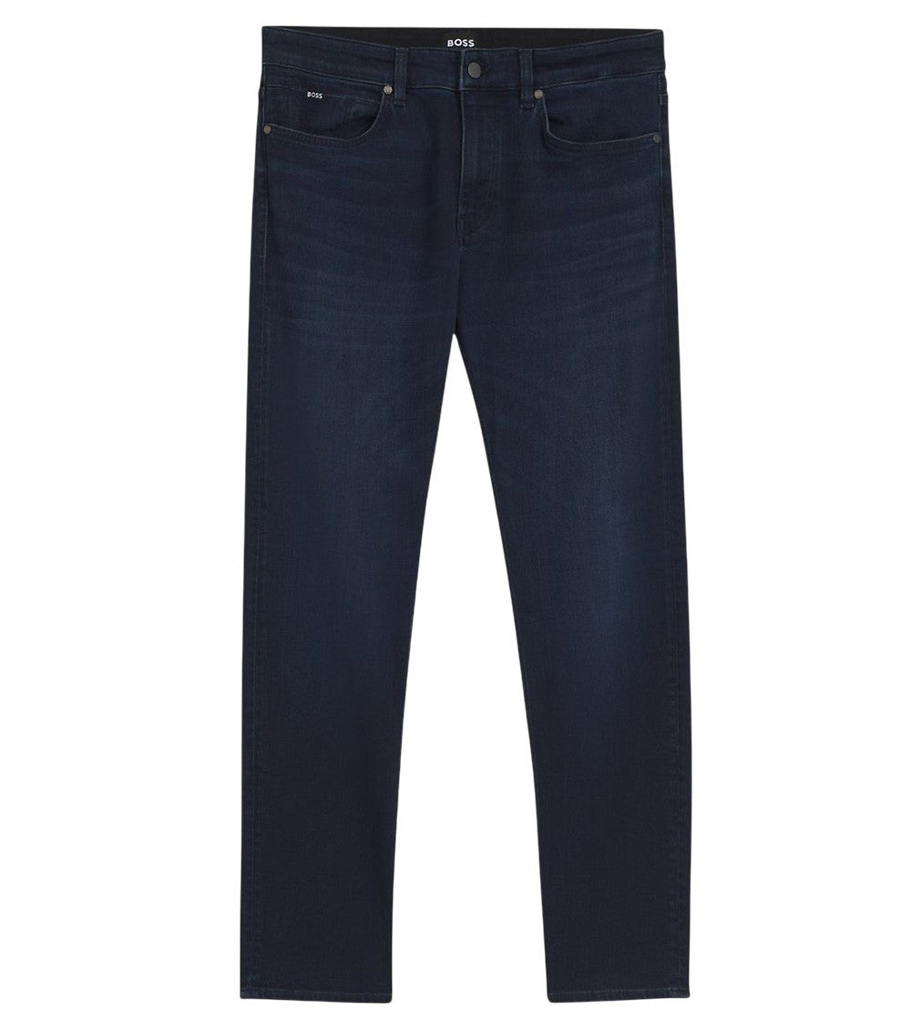 Blue Slim Mid Rise Jeans 1