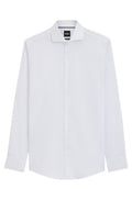 White Regular Solid Shirt 1