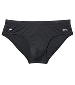 Black Logo Swim Brief 1