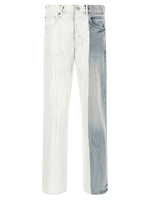 Light Blue 'Crackle Silver' jeans 1