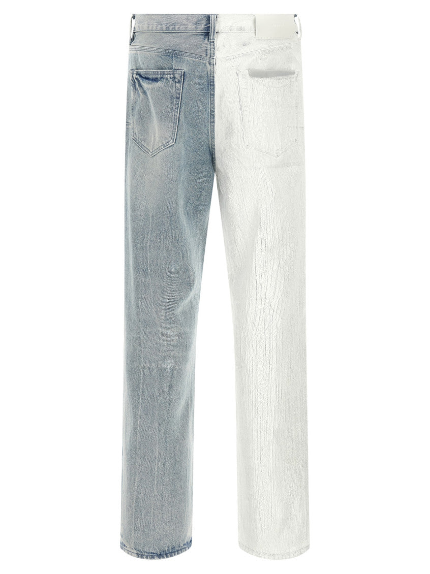 Light Blue 'Crackle Silver' jeans 2