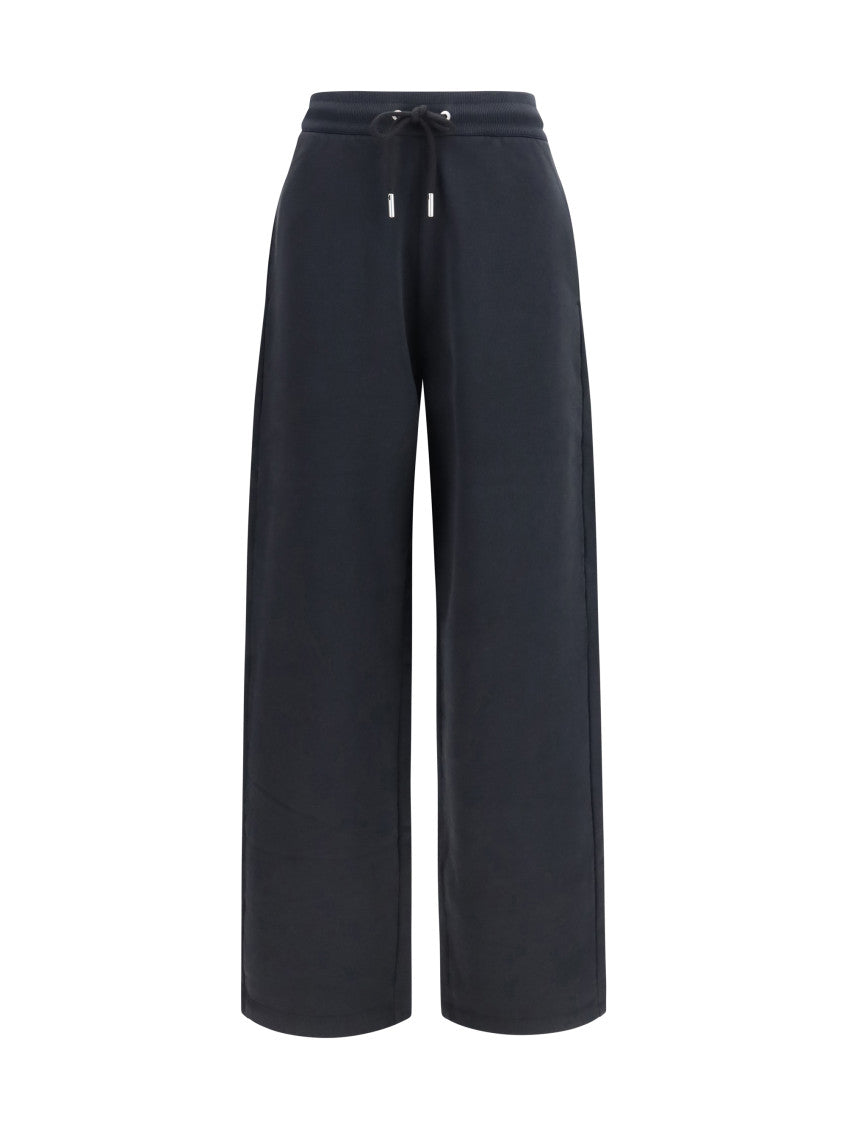Black Regular Drawstring Pants 1