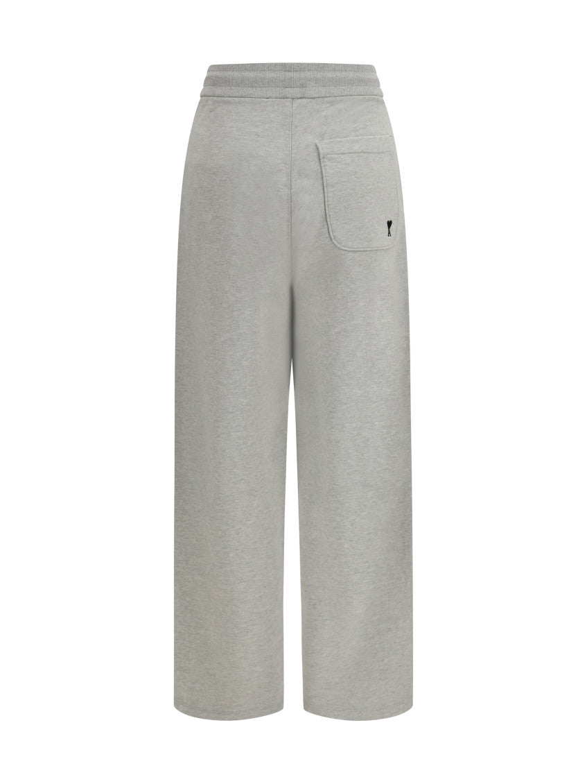 Grey Regular Drawstring Pants 2