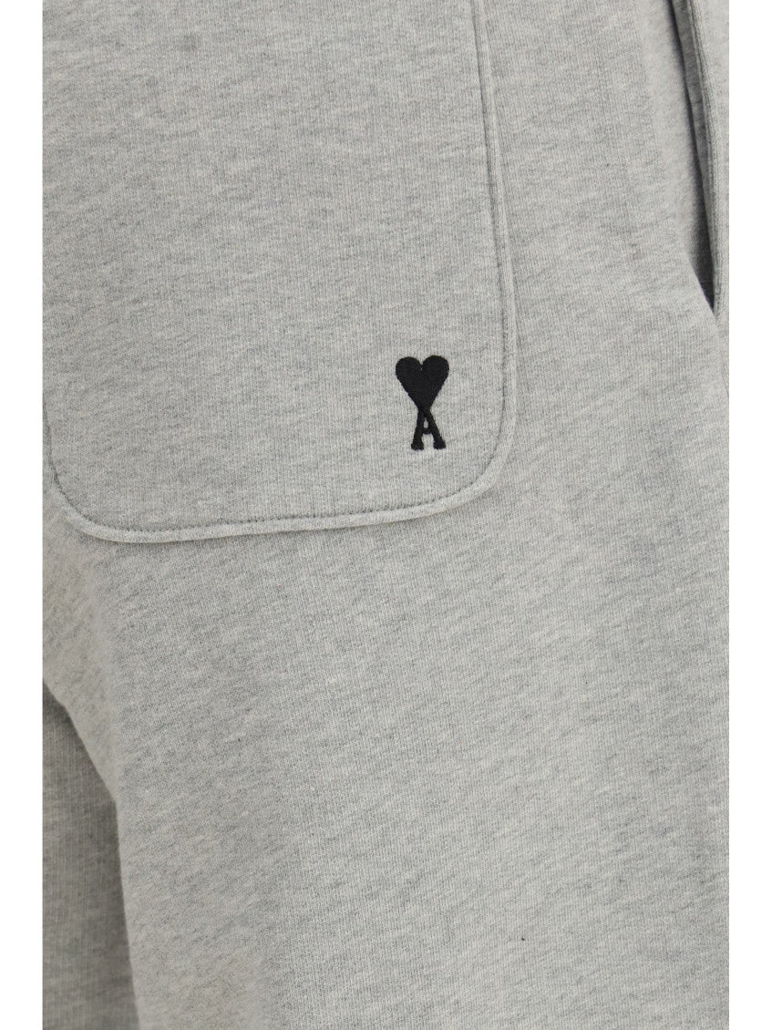 Grey Regular Drawstring Pants 3