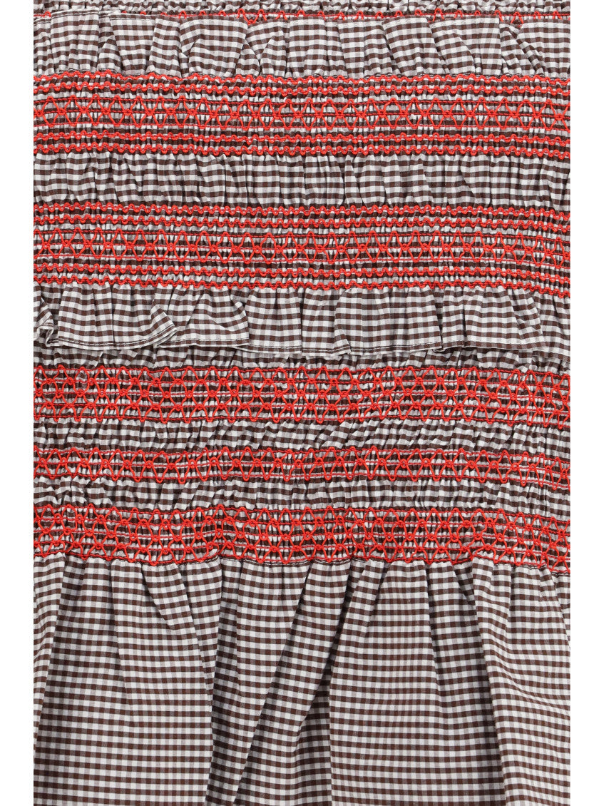 Multicolor Checks Round Neck Top 3