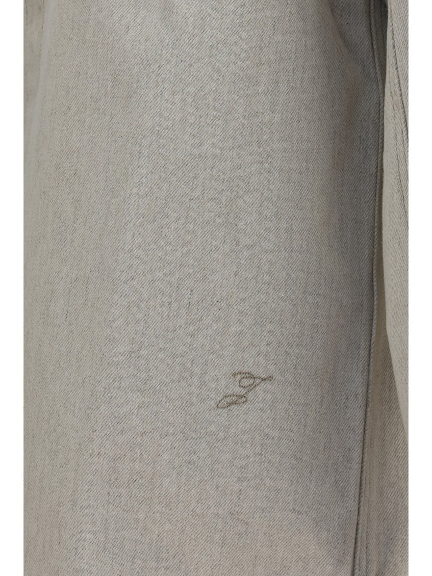 Beige Straight Solid Shirt 3