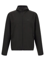 Black Logo Hood Jacket 1