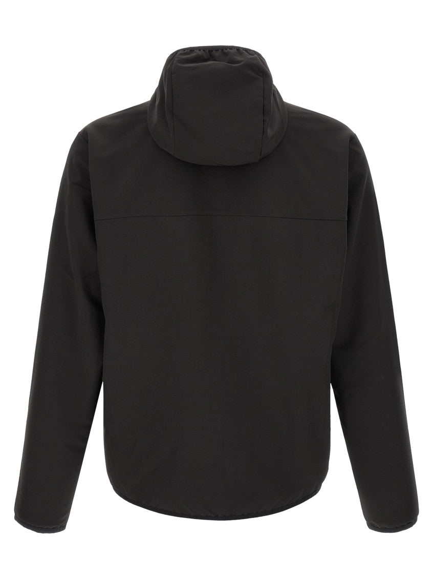 Black Logo Hood Jacket 2