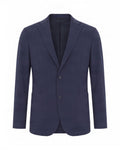 Blue Notched Lapel Blazer 1