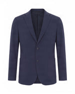 Blue Notched Lapel Blazer 1