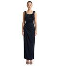 Black Scoop Neck Maxi Dress 1