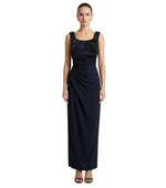 Black Scoop Neck Maxi Dress 1