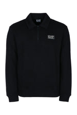 Black Half-Zip Sweatshirt 1