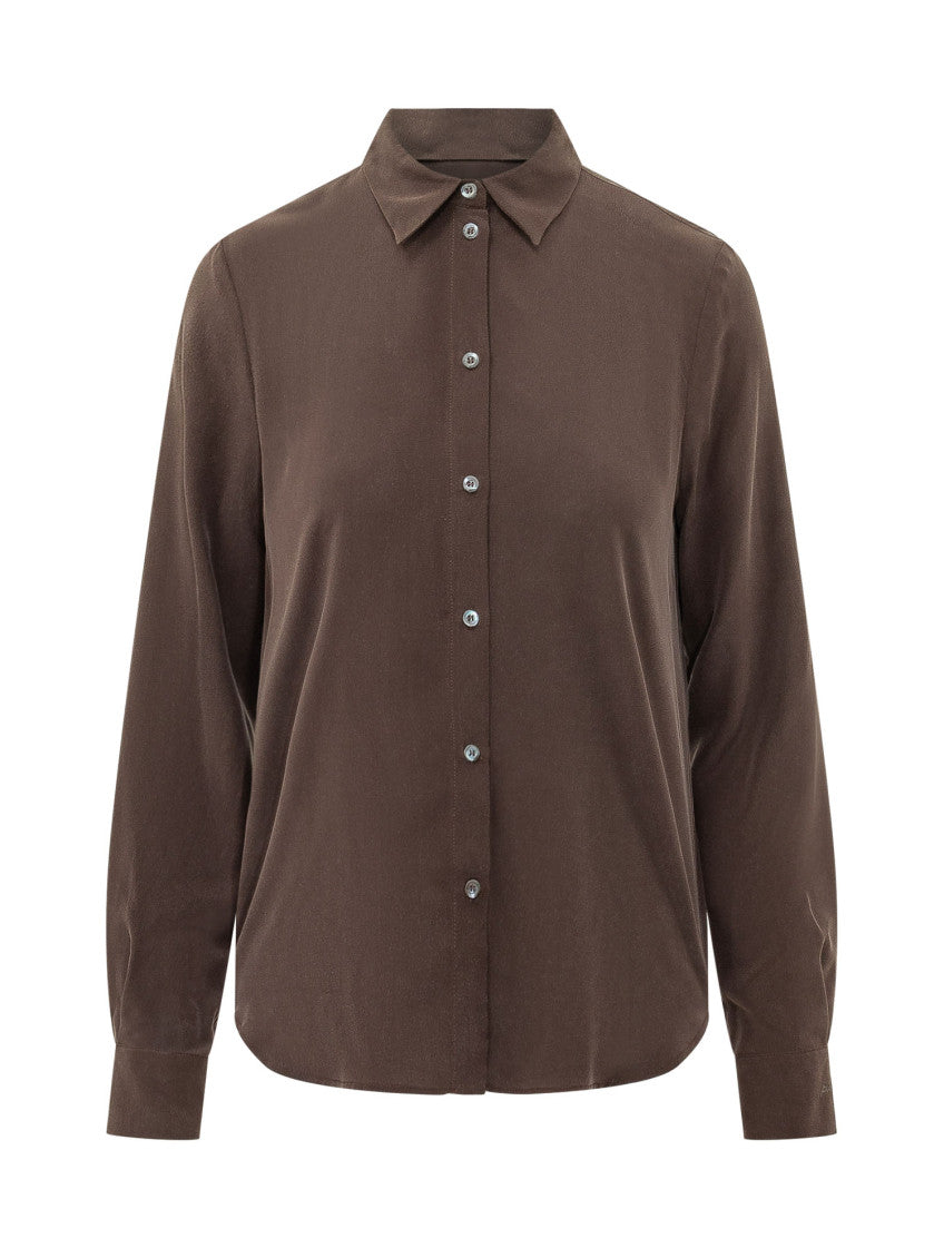 Dark Brown  Solid Shirt 1