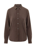 Dark Brown  Solid Shirt 1