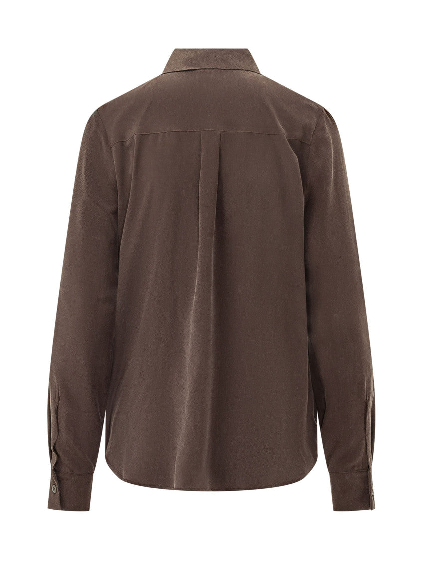 Dark Brown  Solid Shirt 2