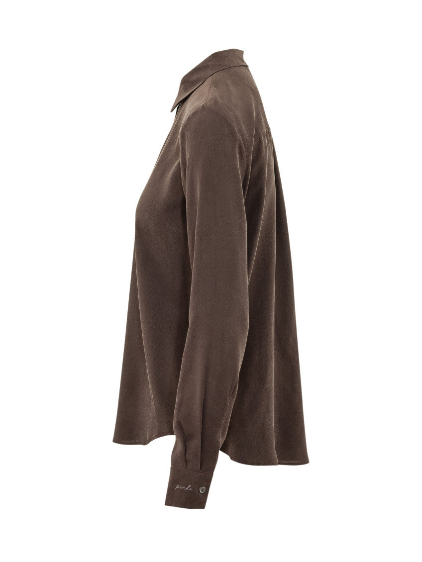 Dark Brown  Solid Shirt 3