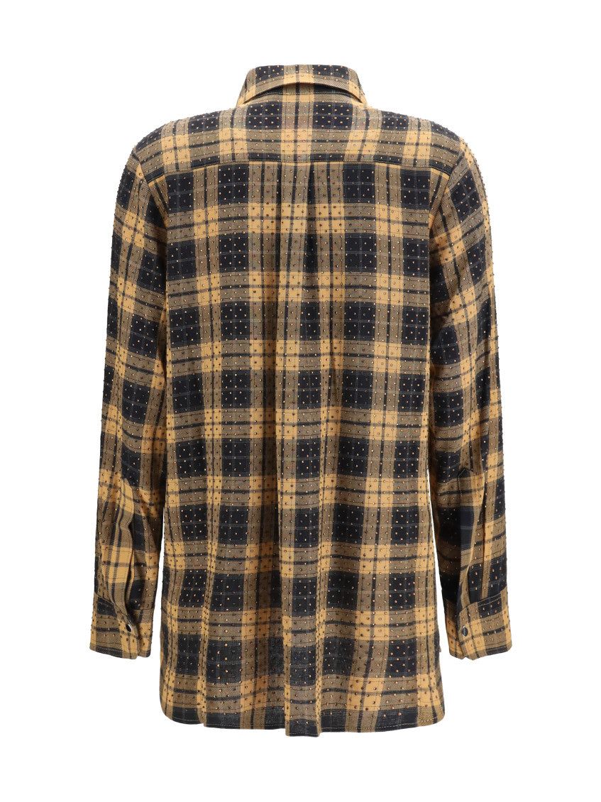 Brown Regular Checks Shirt 2