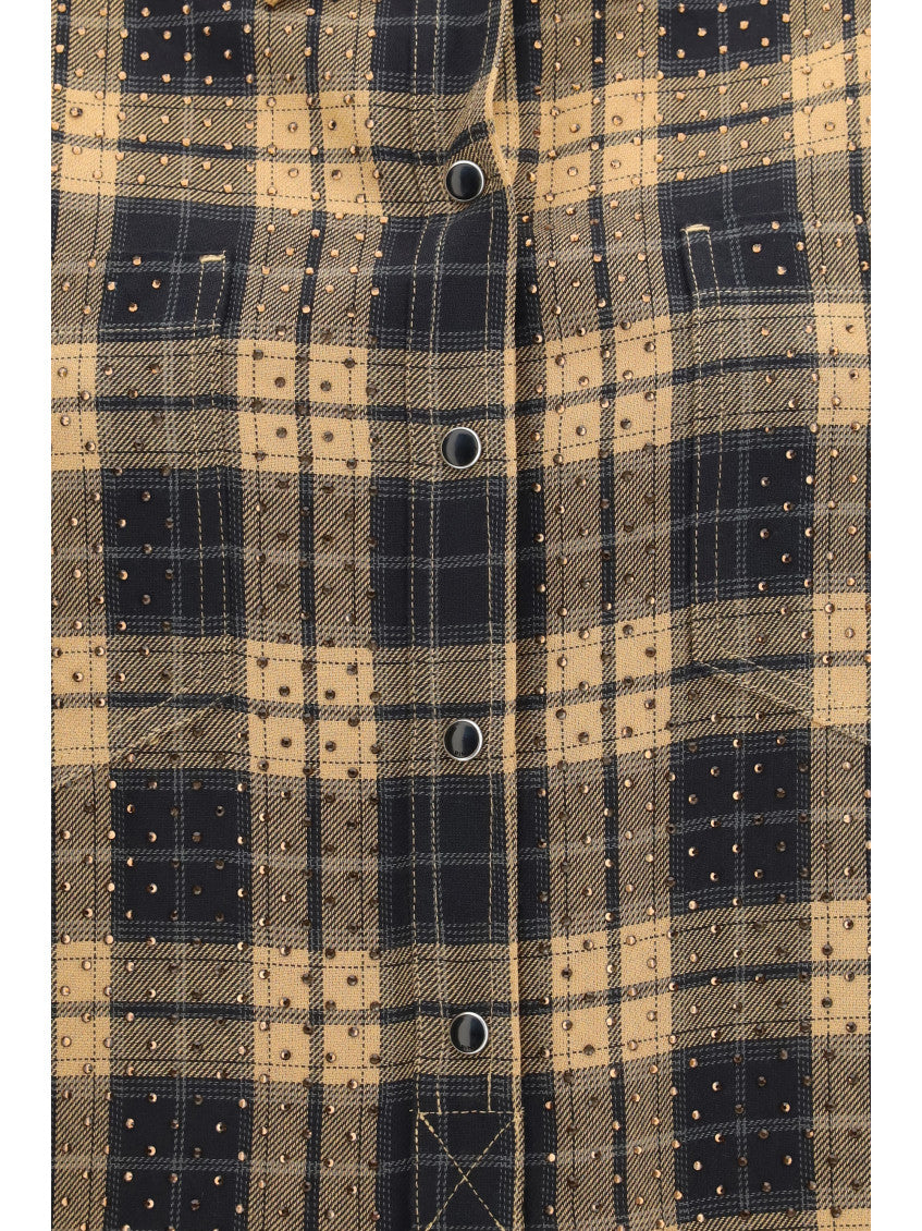 Brown Regular Checks Shirt 3