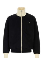 Black Mock Collar Sweatshirt 1