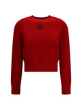 Red Logo Crew Neck Sweater 1