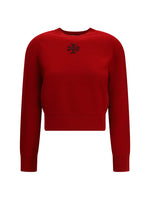 Red Logo Crew Neck Sweater 1