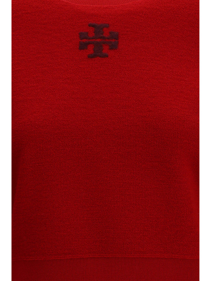 Red Logo Crew Neck Sweater 3