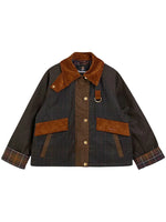Multicolor Checks Shirt Collar Jacket 1
