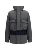Black Mock Collar Jacket 1