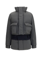 Black Mock Collar Jacket 1