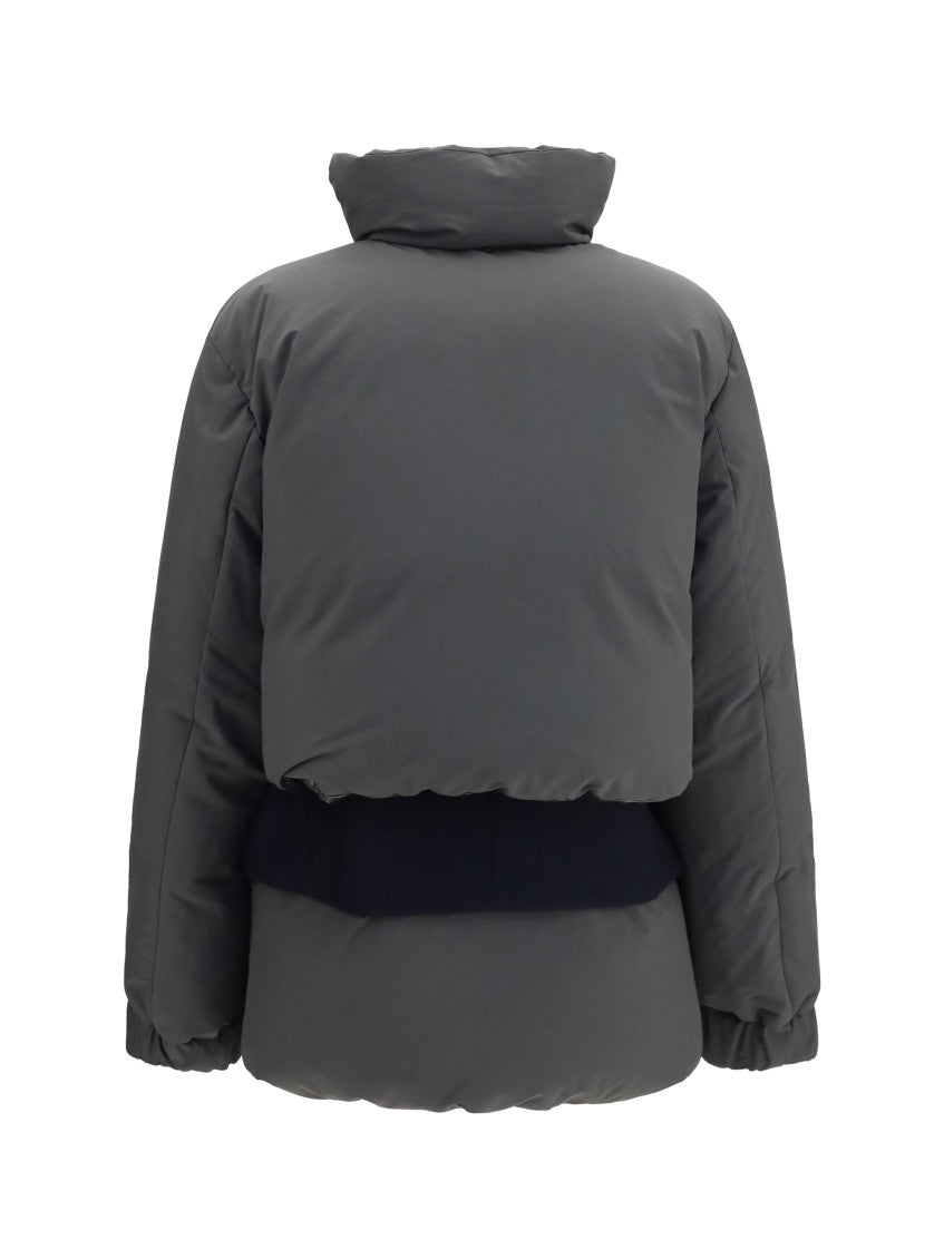 Black Mock Collar Jacket 2
