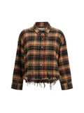Brown Relaxed Plaid Shirt 1