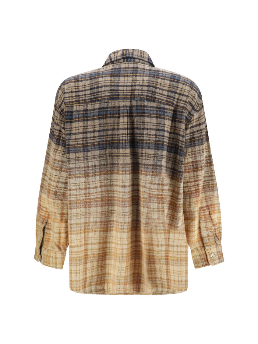 Multicolor Relaxed Plaid Shirt 2