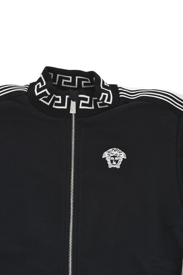 Kids BlackWhite Logo Jacket 3