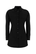 Black Slim Solid Shirt 1