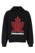 Black Relaxed Logo Hoodie 1