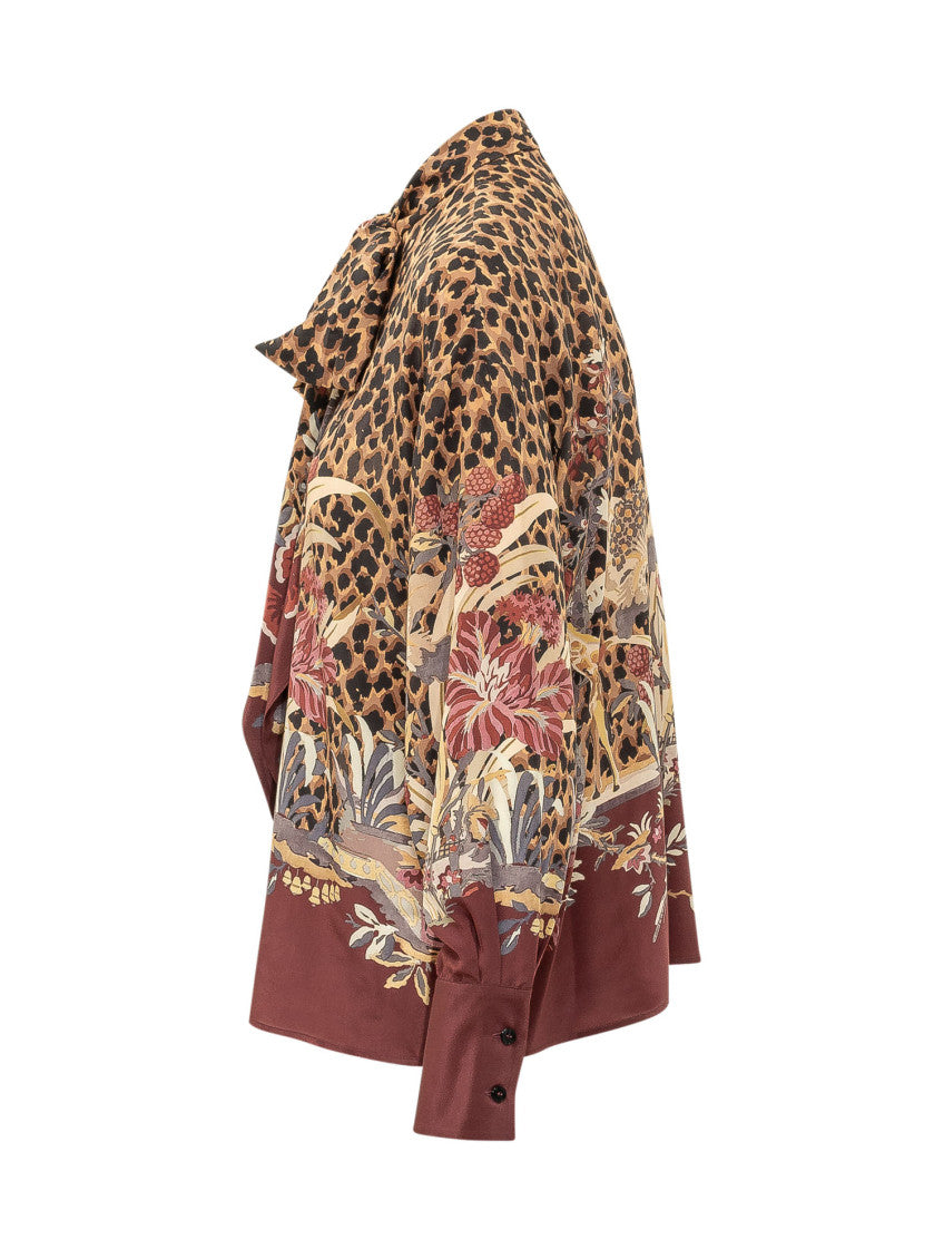 Brown Regular Floral Shirt 3