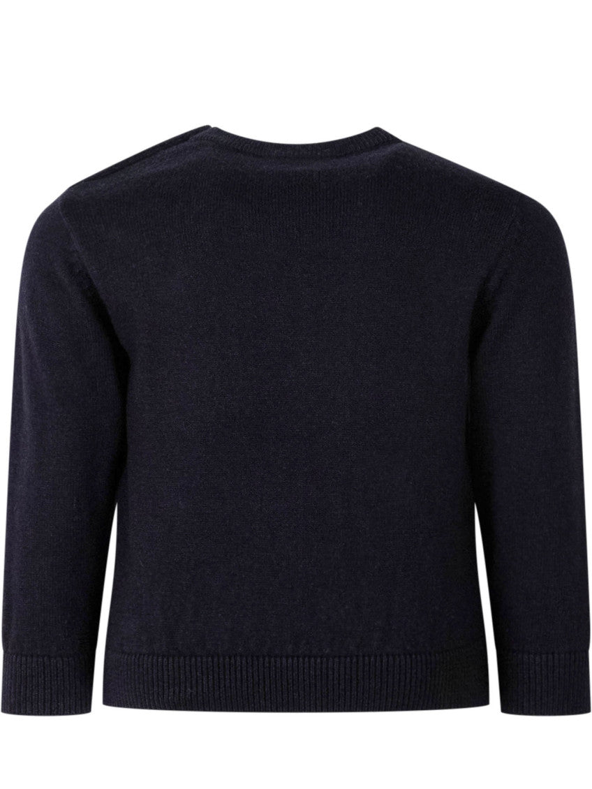 Babies Navy Logo Sweater 2